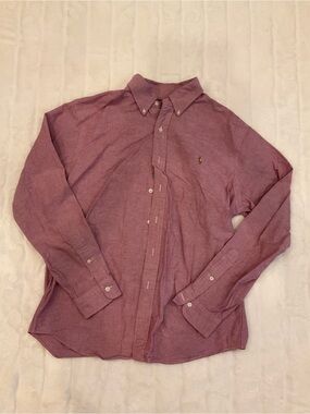 Ralph Lauren Men's Button-Down Shirt in Dusty Rose